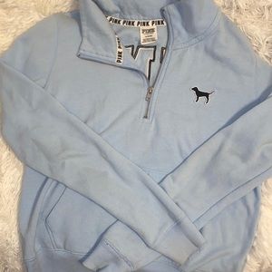 Sky blue pullover sweater by Pink